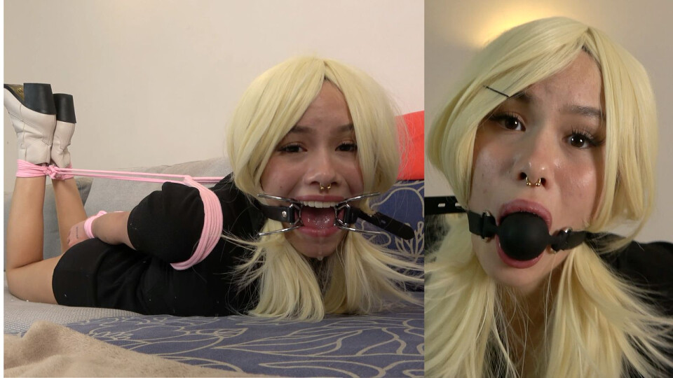 Lilly's Helpless Descent: Tight Binds and Humiliating Gags! Part 2 (4K)