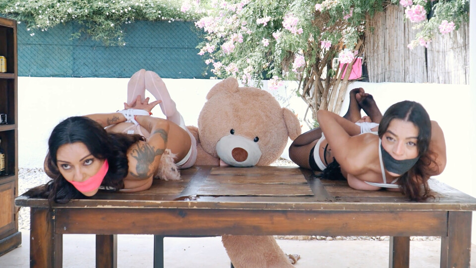 Lola and Lana in Fairies Bound Captive by a Teddy Bear (HD)